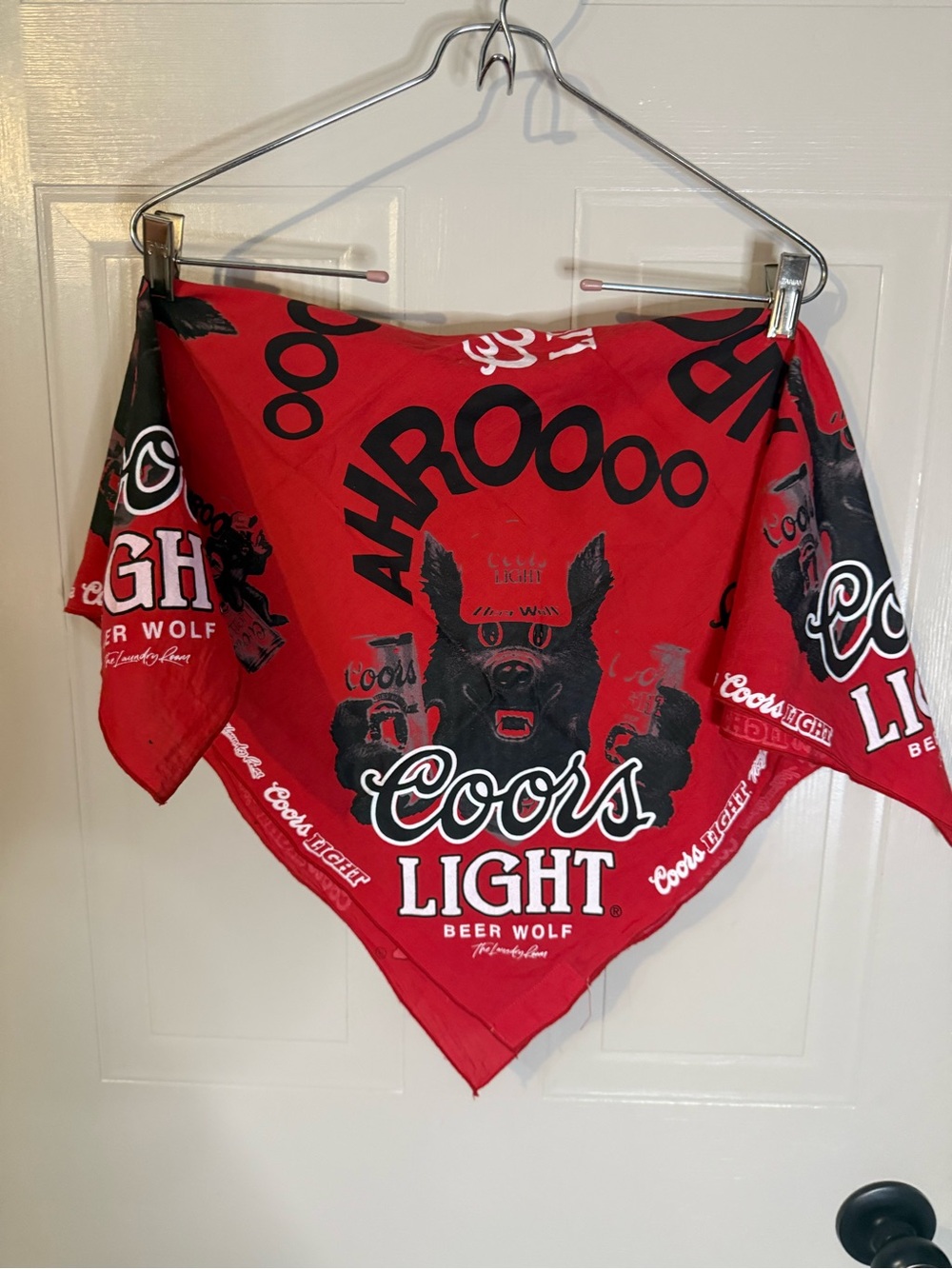 The Laundry Room Coors Light Red and Black Bandana/Top
